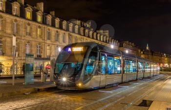 A tram in Bordeaux - France, Aquitaine