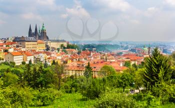 View of Prague from Petrin Hill - Czech Republic