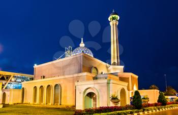 Brunei International Airport Mosque in Bandar Seri Begawan, the capital of Brunei Darussalam