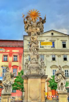 Holy trinity column in Brno - Moravia, Czech Republic