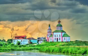 Church of Elijah the Prophet at the Kamenka River in Suzdal, the Golden Ring of Russia