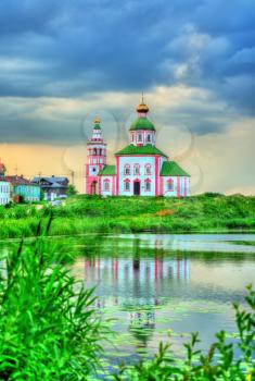 Church of Elijah the Prophet at the Kamenka River in Suzdal, the Golden Ring of Russia