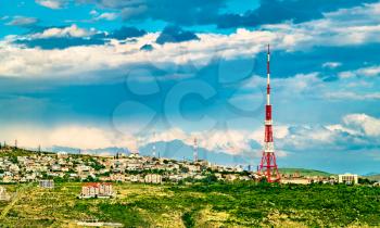 Yerevan TV Tower, a 311.7-metre high lattice tower in Armenia