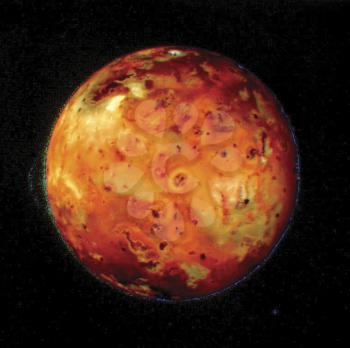 Royalty Free Photo of Io, Jupiter's 5th Moon