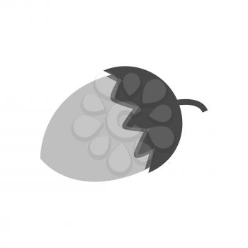 Acorn icon. Symbol in trendy flat style isolated on white background. Illustration element for your web site design, logo, app, UI.