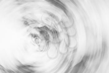 Horizontal black and white motion blur swirl abstraction background