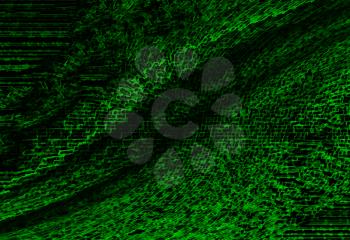 Horizontal vivid green matrix neon futuristic business communication abstraction background backdrop