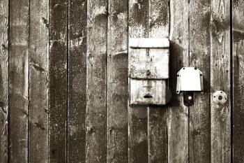 Vintage sepia delivery mailbox background hd