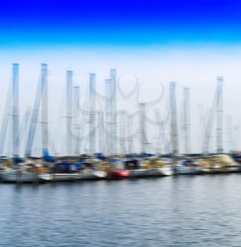 Square vibrant yacht club motion blur background backdrop