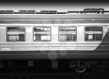 Horizontal black and white train background hd