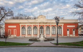 Odessa Museum of Navy in a spring evening. Tourist attraction of the city of Odessa, Ukraine