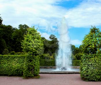 Fountain in Peterhof. St. Petersburg. Russia