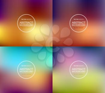 Vector illustration Smooth colorful background EPS 10