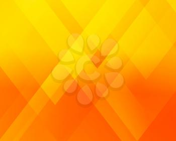 Abstract light background. Orange triangle pattern. Orange triangular background