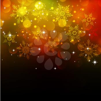 Vector illustration Christmas snowflakes background. EPS 10