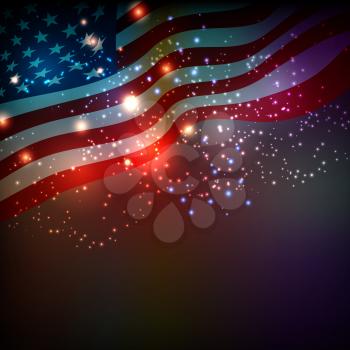 Abstract background for 4th of July Independense Day