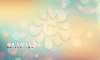 Abstract colorful blurred vector background for your website or presentation. Soft minimal backdrop with bokeh effect