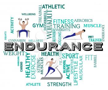 Fitness Endurance Meaning Working Out And Exercise