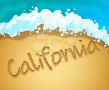 California Holiday Meaning Beach Getaway In America