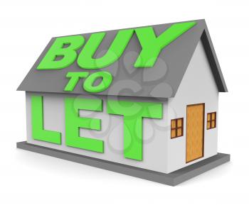 Buy To Let Meaning Landlord Buying 3d Rendering