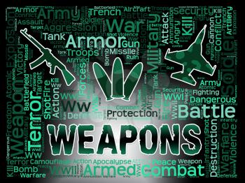 Weapons Words Meaning Armed Firepower And Armoury