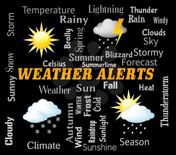 Weather Alerts Showing Forecast Warning And Update