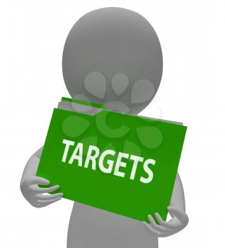 Targets Folder Meaning Objective Plans 3d Rendering
