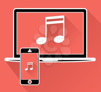 Music Online Showing Internet Soundtracks And Songs