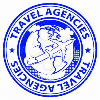 Travel Agencies Indicating Vacationing Service And Trip