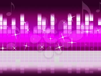 Pink Music Background Meaning Singing Jazz And Piece
