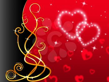 Red Hearts Background Meaning Love Dear And Floral
