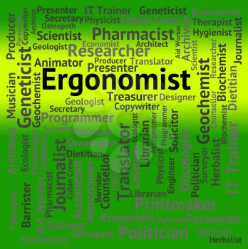 Ergonomist Job Showing Designs Career And Ergonomy