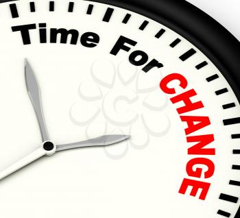 Time For Change Means Different Strategy Or Vary
