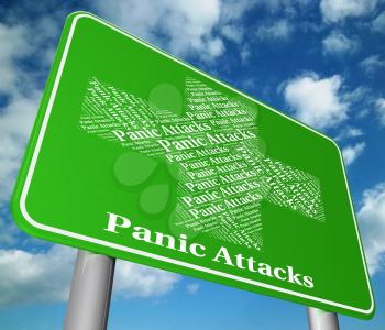 Panic Attacks Indicating Ill Health And Displays