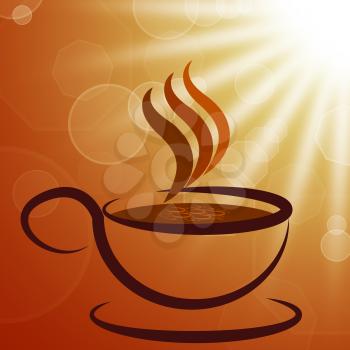 Cup And Saucer Meaning Sun Rays And Sunburst