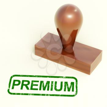 Premium Stamp Shows Excellent Superior Premium Product