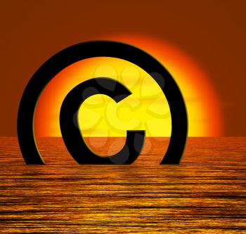 Copyright Symbol Sinking Meaning Piracy Or Infringements