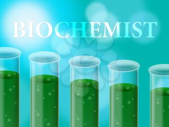 Biochemist Research Representing Studies Living And Lab