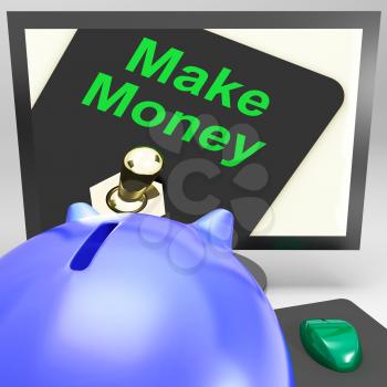 Make Money On Monitor Shows Investment Guide And Business Advices