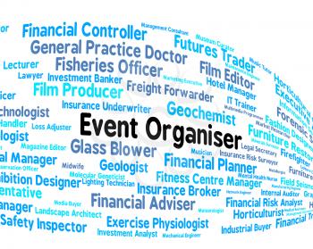 Event Organiser Showing Manager Work And Occasions