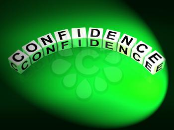 Confidence Letters Meaning Believe In Yourself And Certainty