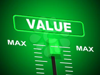 Value Max Representing Upper Limit And Peak