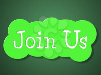Join Us Showing Sign Up And Membership