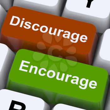 Discourage Or Encourage Keys To Either Motivate Or Deter