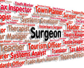 Surgeon Job Showing General Practitioner And Doc