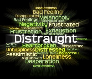 Distraught Word Meaning Worked Up And Wordcloud