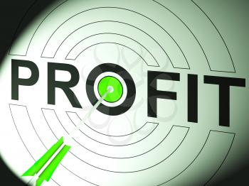 Profit Showing Business Success In Trading And Income