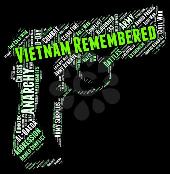 Vietnam War Indicating North Vietnamese Army And North Vietnamese Army