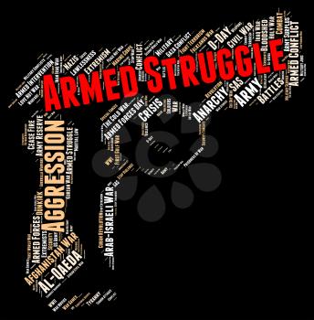 Armed Struggle Meaning Cross Swords And War