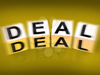 Deal Blocks Displaying Dealings Transactions and Agreements